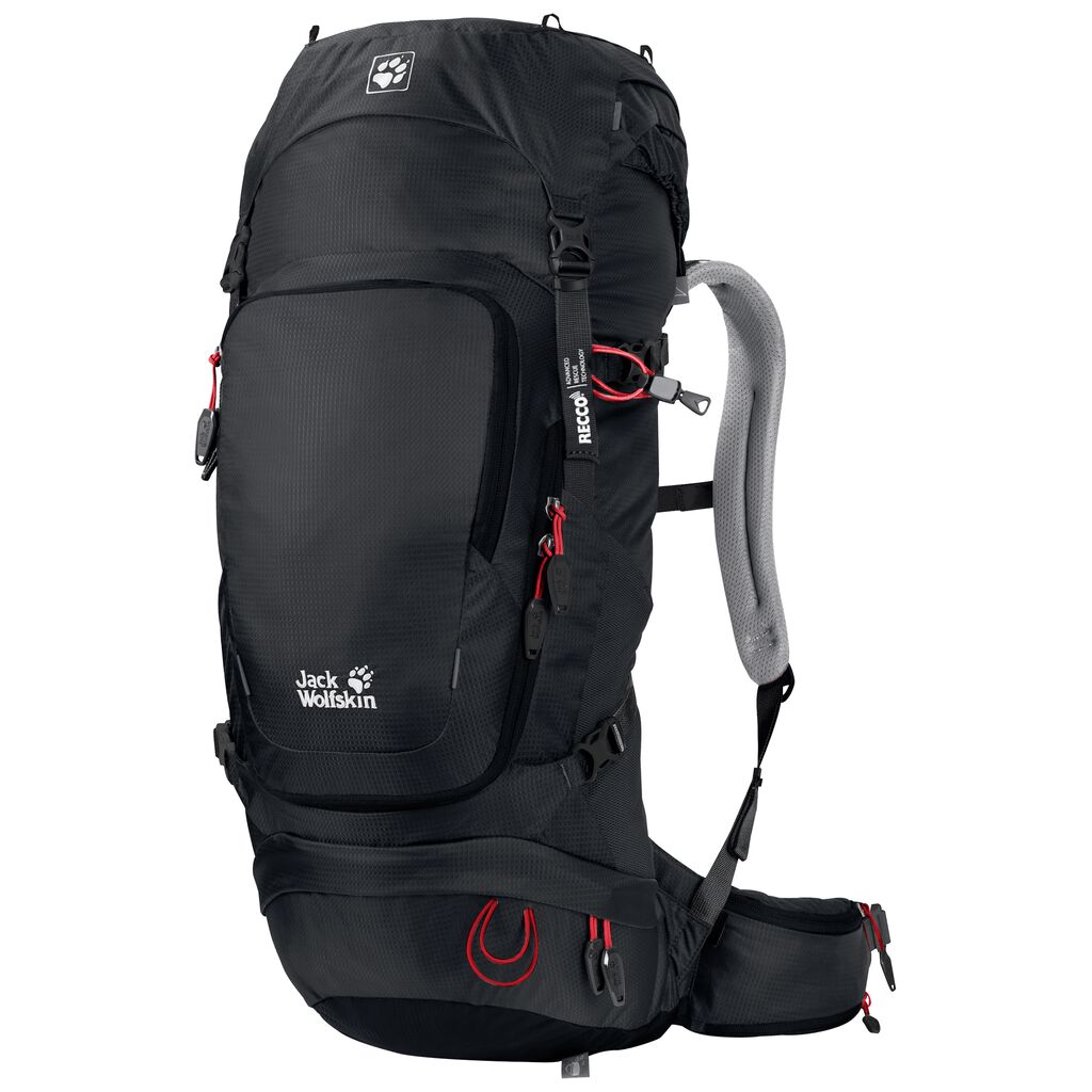 Jack Wolfskin ORBIT 34 RECCO Sacs À Dos Homme Noir - PONYLZQ-65